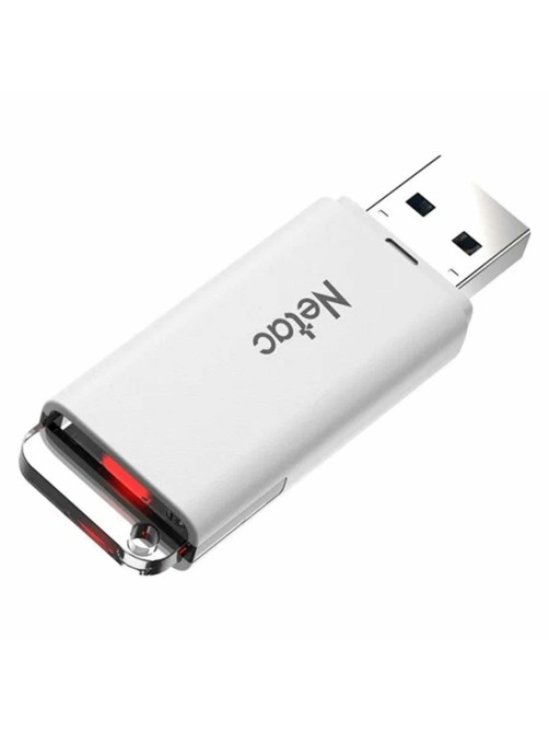 Флеш-диск 8 GB NETAC U185, USB 2.0, белый, NT03U185N-008G-20WH