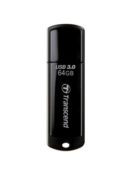 Флеш-диск 64 GB TRANSCEND Jetflash 700 USB 3.0, черный, TS64GJF700