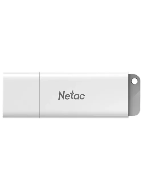 Флеш-диск 8 GB NETAC U185, USB 2.0, белый, NT03U185N-008G-20WH