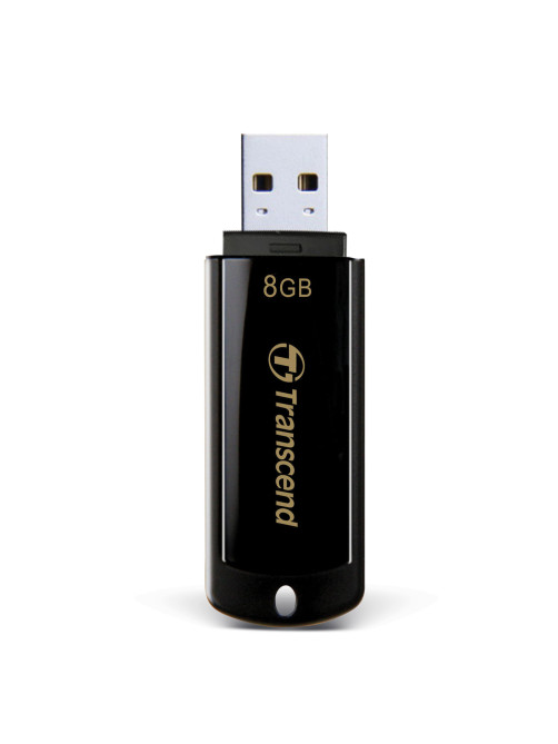 Флеш-диск 8 GB, TRANSCEND Jet Flash 350, USB 2.0, черный, TS8GJF350