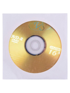 Диск DVD-R VS, 4,7 Gb, 16x, бумажный конверт (1 штука)