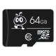 Карта памяти micro SDXC, 64 GB, SMARTBUY, 10 Мб/сек. (class 10), с адаптером, SB64GBSDCL10-01