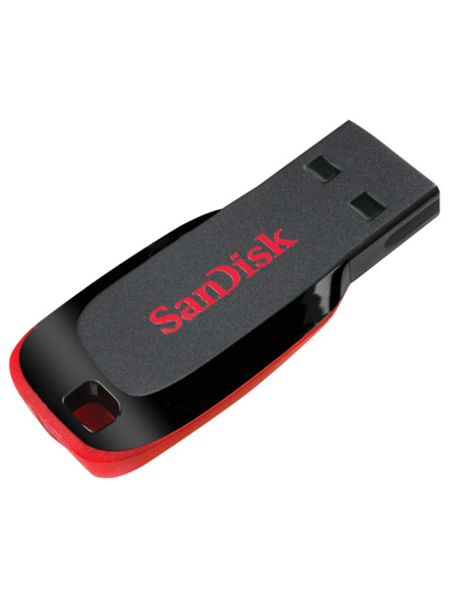 Флеш-диск 16 GB, SANDISK Cruzer Blade, USB 2.0, черный, SDCZ50-016G-B35