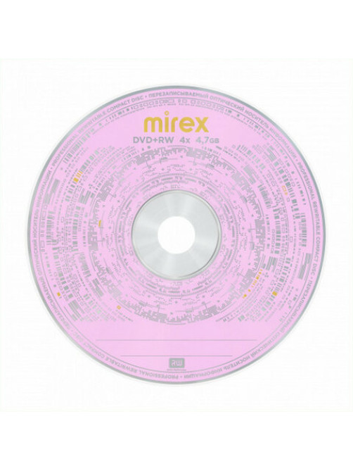 Диск DVD+RW (плюс) MIREX, 4,7 Гб, 4x, Slim Case, 1 штука, UL130022A4S