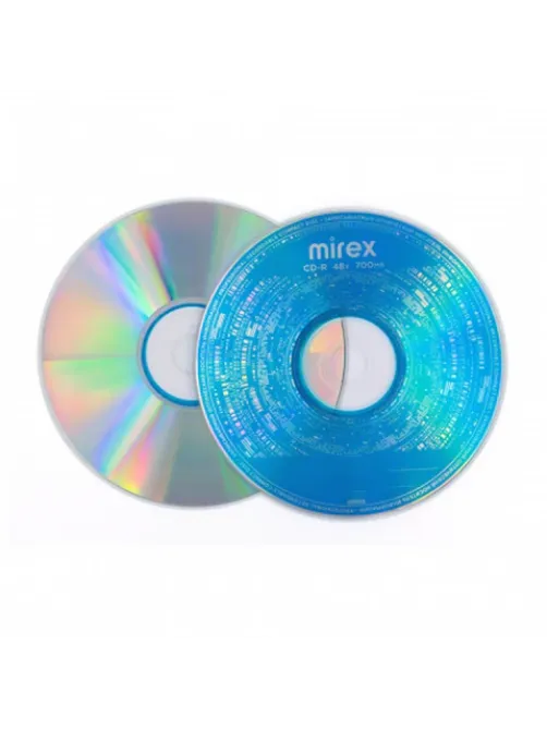 Диск CD-R MIREX, 700 Мб, 48x, Cake Box (упаковка на шпиле), КОМПЛЕКТ 10 шт., UL120051A8L