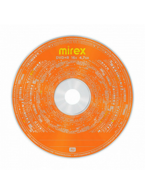 Диск DVD+R (плюс) MIREX, 4,7 ГБ, 16x, Slim Case, КОМПЛЕКТ 5 шт., UL130013A1F