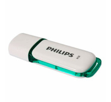 Флеш-диск 8 GB PHILIPS SNOW, разъем USB 2.0, зеленый, FM08FD70B/97