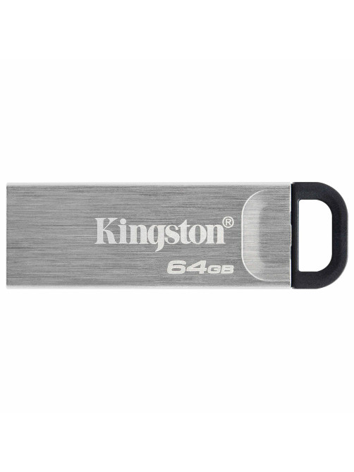 Флеш-диск 64 GB KINGSTON DataTraveler Kyson, разъем USB 3.2, серебряный, DTKN/64GB