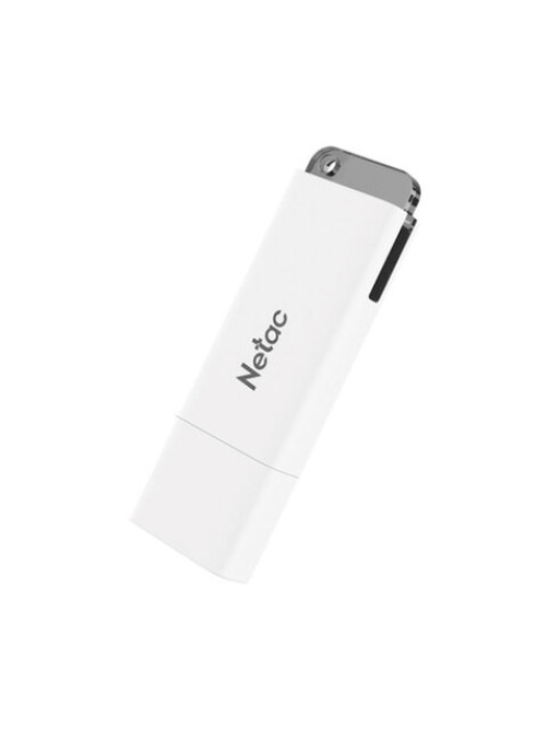 Флеш-диск 16 GB NETAC U185, USB 2.0, белый, NT03U185N-016G-20WH