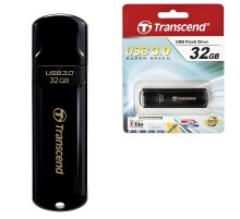 Флеш-диск 32 GB, TRANSCEND Jetflash 700, USB 3.0, черный, TS32GJF700