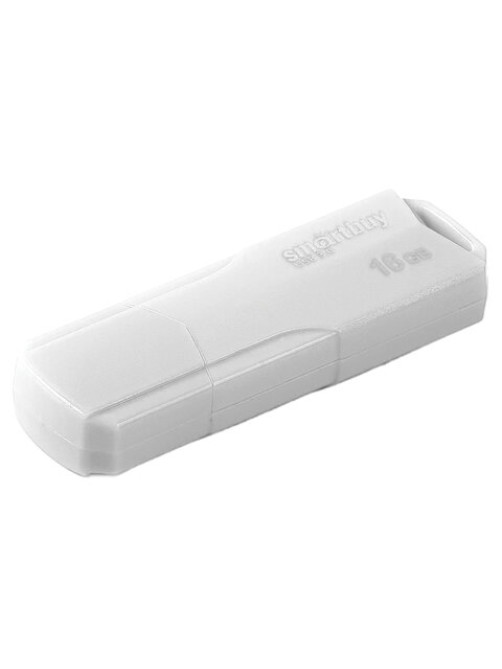 Флеш-диск 16 GB SMARTBUY Clue USB 2.0, белый, SB16GBCLU-W