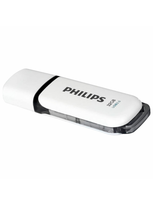 Флеш-диск 32 GB PHILIPS SNOW, разъем USB 3.0, черный, FM32FD75B/97