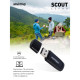 Флеш-диск 4 GB SMARTBUY Scout USB 2.0, черный, SB004GB2SCK
