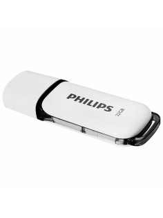 Флеш-диск 32 GB PHILIPS SNOW, разъем USB 2.0, черный, FM32FD70B/97