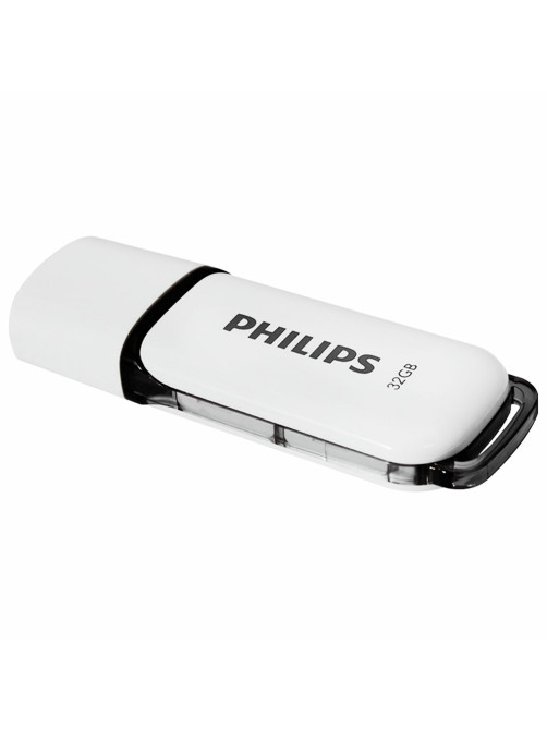 Флеш-диск 32 GB PHILIPS SNOW, разъем USB 2.0, черный, FM32FD70B/97