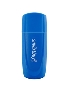 Флеш-диск 32 GB SMARTBUY Scout USB 2.0, синий, SB032GB2SCB