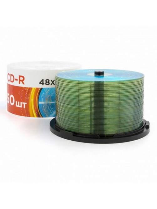 Диск CD-R MIREX, 700 Мб, 48x, Cake Box (упаковка на шпиле), КОМПЛЕКТ 50 шт., UL120051A8B
