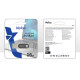 Флеш-диск 16 GB NETAC U278, USB 2.0, металлический корпус, серебристый/черный, NT03U278N-016G-20PN