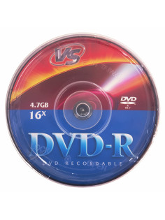 Диск DVD-R VS, 4,7 Гб, 16x, Cake Box (упаковка на шпиле), КОМПЛЕКТ 50 шт., VSDVDRCB5001