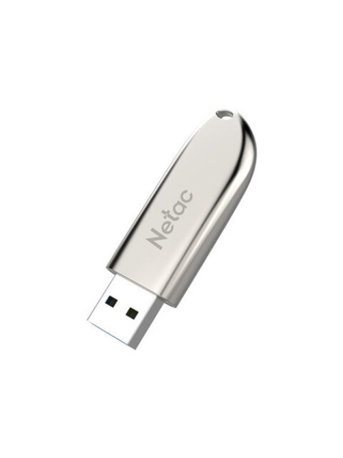 Флеш-диск 32 GB NETAC U352, USB 2.0, металлический корпус, серебристый, NT03U352N-032G-20PN