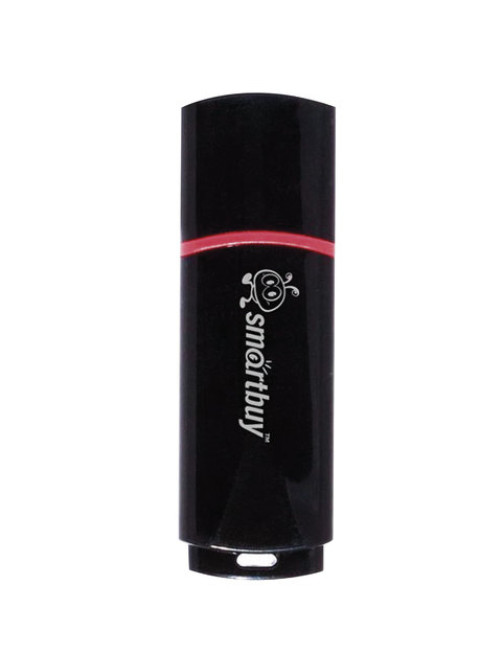 Флеш-диск 16 GB, SMARTBUY Crown, USB 2.0, черный, SB16GBCRW-K