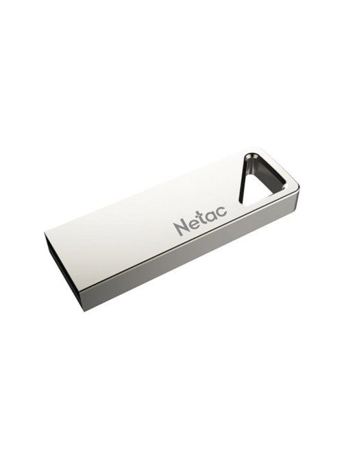 Флеш-диск 64 GB NETAC U326, USB 2.0, металлический корпус, серебристый, NT03U326N-064G-20PN