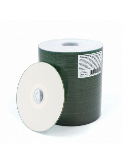 Диск CD-R MIREX 700 Мб, 52x, Cake Box (упаковка на шпиле), печать на диске, КОМПЛЕКТ 100 шт., UL120008A8T