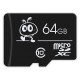 Карта памяти micro SDXC, 64 GB, SMARTBUY, 10 Мб/сек. (class 10), с адаптером, SB64GBSDCL10-01