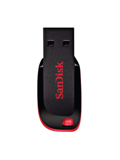 Флеш-диск 128 GB, SANDISK Cruzer Blade, USB 2.0, черный, SDCZ50-128G-B35