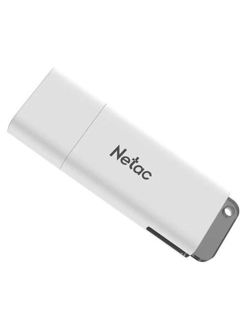 Флеш-диск 32GB NETAC U185, USB 2.0, белый, NT03U185N-032G-20WH