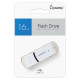 Флеш-диск 16 GB, SMARTBUY Paean, USB 2.0, белый, SB16GBPN-W
