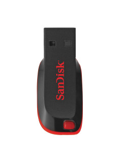 Флеш-диск 16 GB, SANDISK Cruzer Blade, USB 2.0, черный, SDCZ50-016G-B35