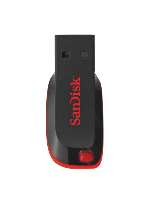 Флеш-диск 16 GB, SANDISK Cruzer Blade, USB 2.0, черный, SDCZ50-016G-B35