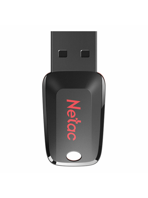 Флеш-диск 8GB NETAC U197, USB 2.0, черный, NT03U197N-008G-20BK