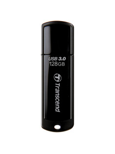 Флеш-диск 128 GB TRANSCEND Jetflash 700 USB 3.0, черный, TS128GJF700