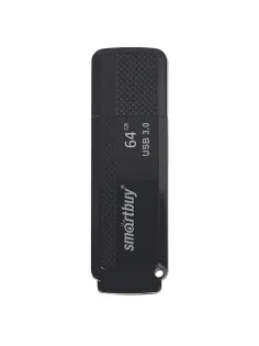 Флеш-диск 64 GB SMARTBUY Dock USB 3.0, черный, SB64GBDK-K3