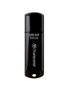 Флеш-диск 64 GB TRANSCEND Jetflash 700 USB 3.0, черный, TS64GJF700