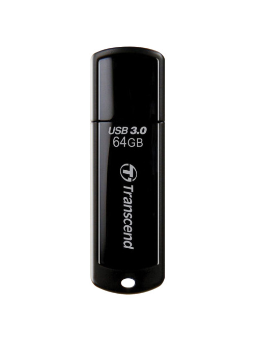 Флеш-диск 64 GB TRANSCEND Jetflash 700 USB 3.0, черный, TS64GJF700