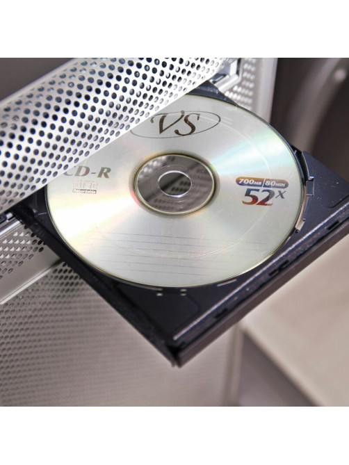 Диск CD-R VS 700 Mb 52x Bulk (термоусадка без шпиля), КОМПЛЕКТ 50 шт., VSCDRB5001