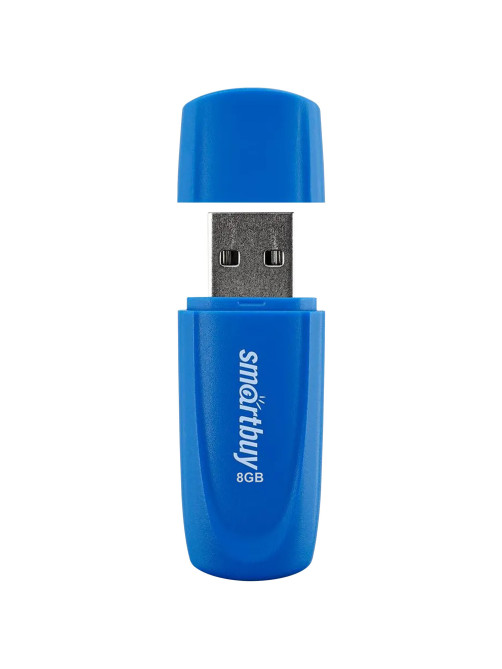 Флеш-диск 8 GB SMARTBUY Scout USB 2.0, синий, SB008GB2SCB