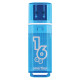 Флеш-диск 16 GB, SMARTBUY Glossy, USB 2.0, синий, SB16GBGS-B