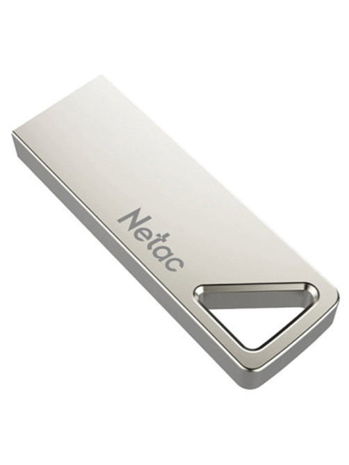 Флеш-диск 32GB NETAC U326, USB 2.0, металлический корпус, серебристый, NT03U326N-032G-20PN