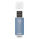 Флеш-диск 16 GB, SMARTBUY V-Cut, USB 2.0, металлический корпус, синий, SB16GBVC-B