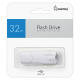 Флеш-диск 32 GB SMARTBUY Clue, USB 2.0, белый, SB32GBCLU-W