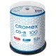 Диск CD-R CROMEX (КРОМЕКС), 700 Mb, 52x, Cake Box (упаковка на шпиле), КОМПЛЕКТ 100 шт., 513778