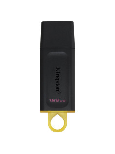 Флеш-диск 128 GB KINGSTON DataTraveler Exodia, разъем USB 3.2, черный/желтый, DTX/128GB