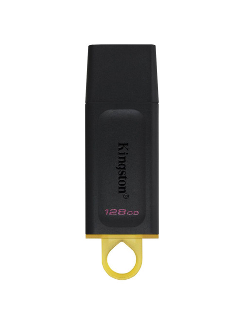 Флеш-диск 128 GB KINGSTON DataTraveler Exodia, разъем USB 3.2, черный/желтый, DTX/128GB