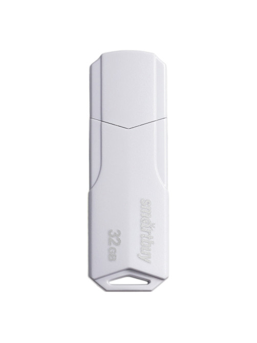 Флеш-диск 32 GB SMARTBUY Clue, USB 2.0, белый, SB32GBCLU-W