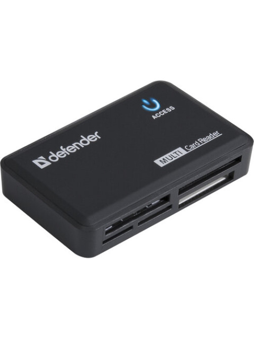 Картридер DEFENDER OPTIMUS USB 2.0, порты SD/MMC, TF, M2, MC, CF, XD, 83501