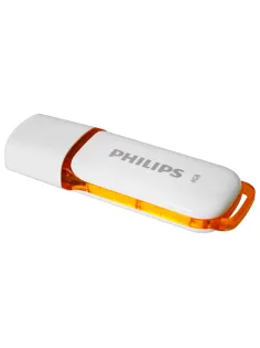 Флеш-диск 4 GB PHILIPS SNOW, разъем USB 2.0, оранжевый, FM04FD70B/97